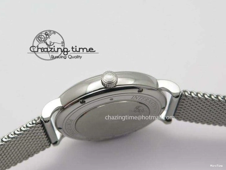 MIROTIME 0506 Portofino SCHAFFHAUSEN SS MKF 1:1 Best Edition Black Dial On Mesh Bracelet A Sporty 7342